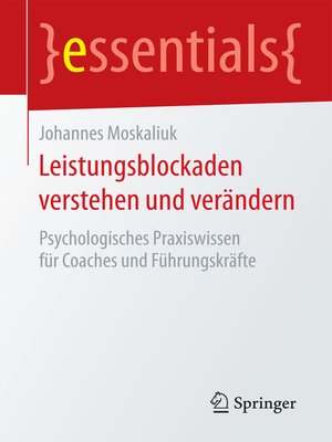cover image of Leistungsblockaden verstehen und verändern